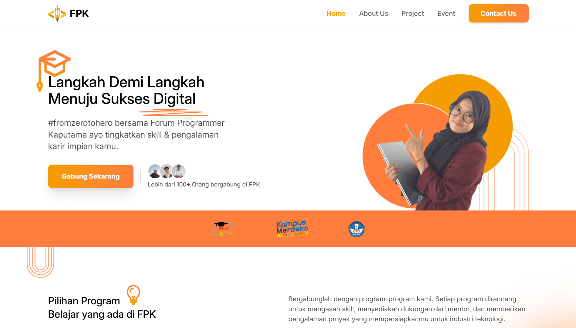 Preview of Forum Programmer Kaputama project