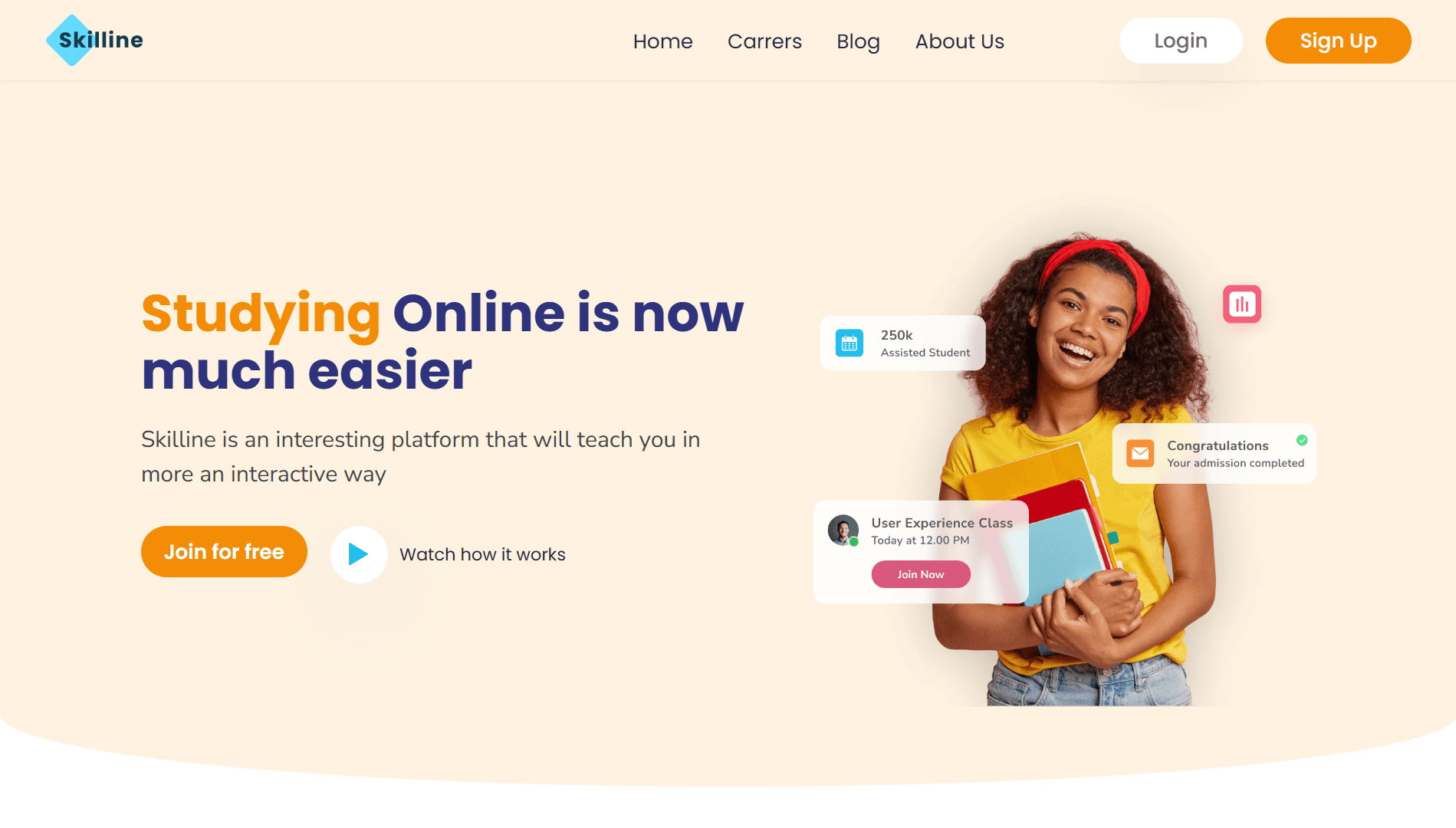 Preview of Skilline project