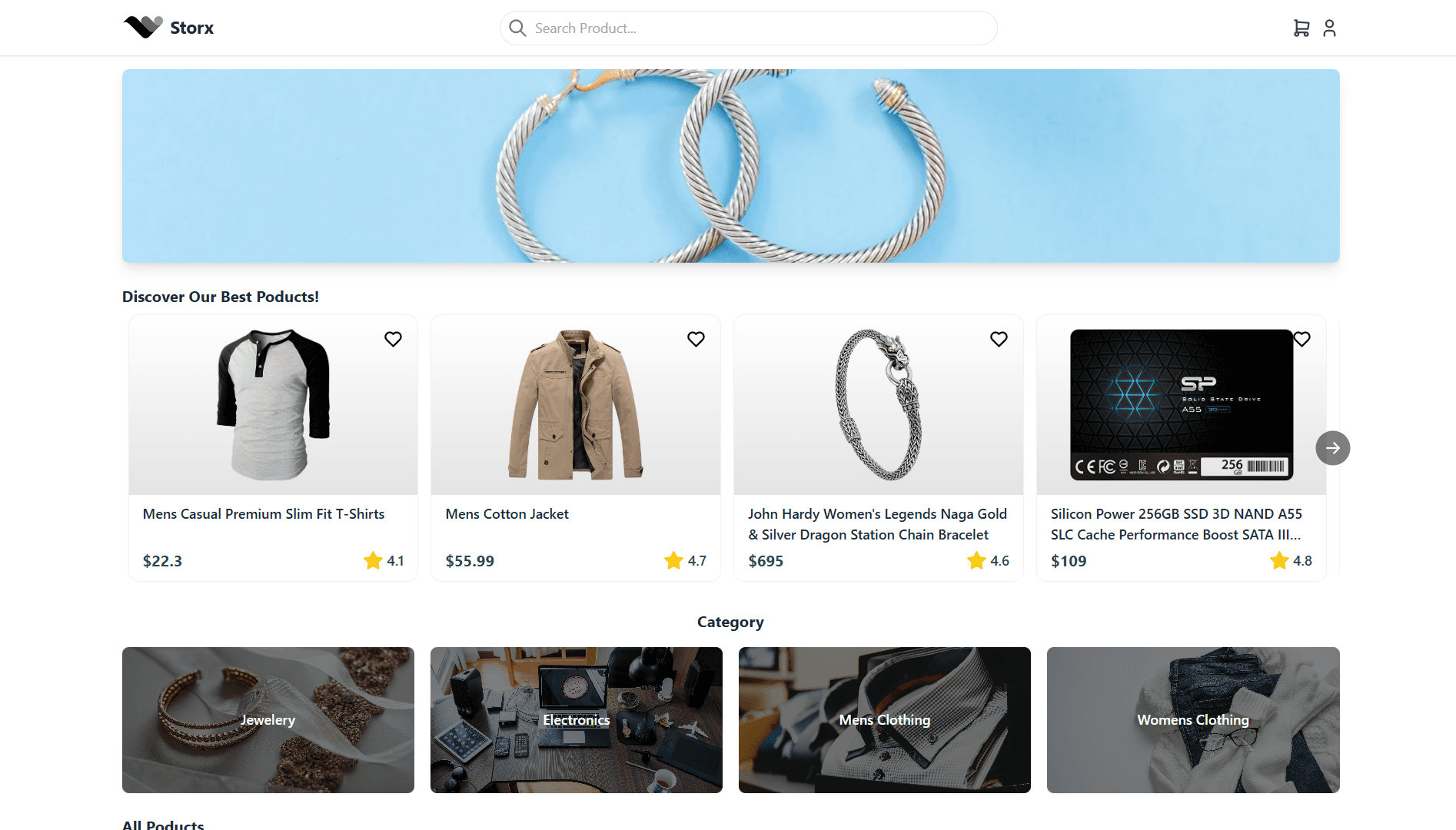 Preview of Storx project